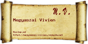 Megyaszai Vivien névjegykártya